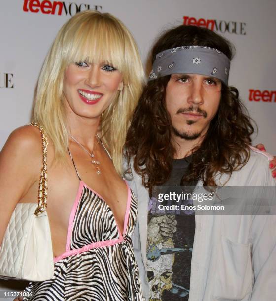 Kimberly Stewart and Cisco Adler during Teen Vogue "Young Hollywood" Party at Chateau Marmont in West Hollywood, California, United States.