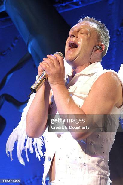 Andy Bell of Erasure during Erasure in Concert at Irving Plaza - April 14, 2005 at Irving Plaza in New York City, New York, United States.