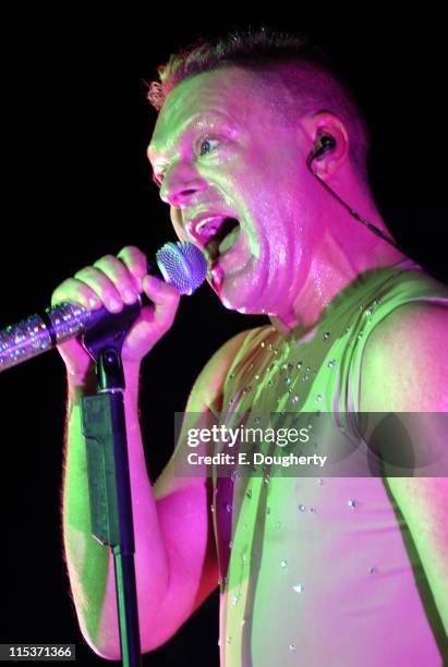 Andy Bell of Erasure during Erasure in Concert at Irving Plaza - April 14, 2005 at Irving Plaza in New York City, New York, United States.