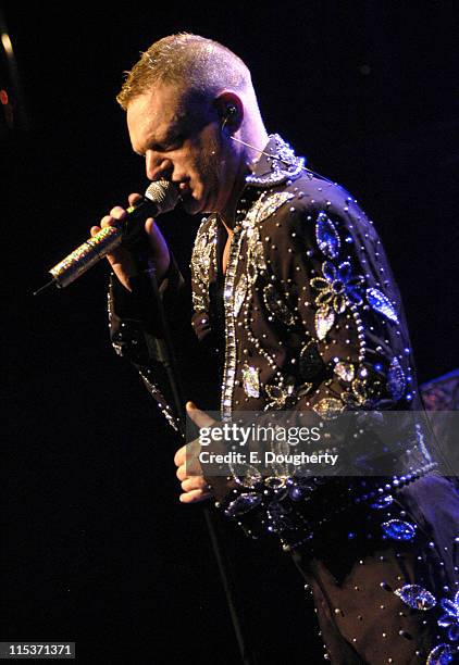 Andy Bell of Erasure during Erasure in Concert at Irving Plaza - April 14, 2005 at Irving Plaza in New York City, New York, United States.