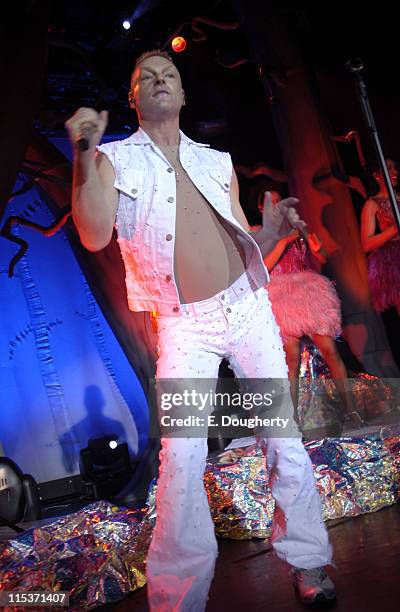 Andy Bell of Erasure during Erasure in Concert at Irving Plaza - April 14, 2005 at Irving Plaza in New York City, New York, United States.