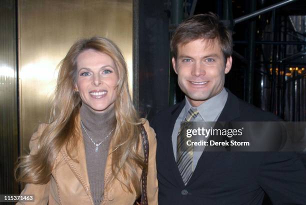 Catherine Oxenberg and Casper Van Dien during Catherine Oxenberg and Casper Van Dien Appear on WB11 Morning News at WB11 Morning News Studio in New...