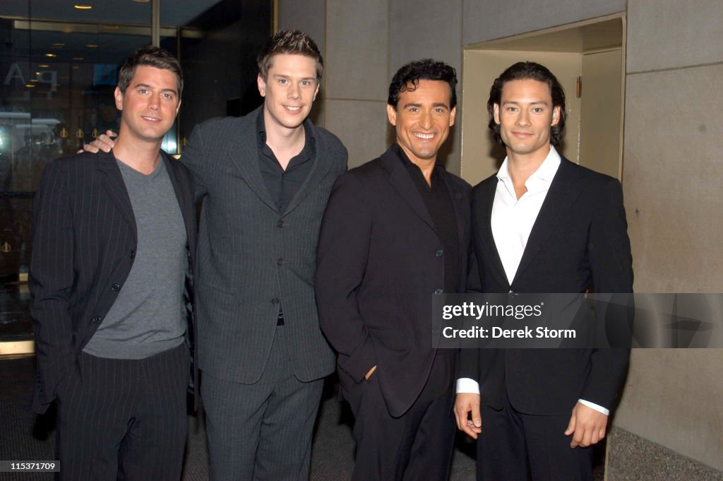 Simon Cowell and Il Divo Visit the "Today" Show - April 18, 2005