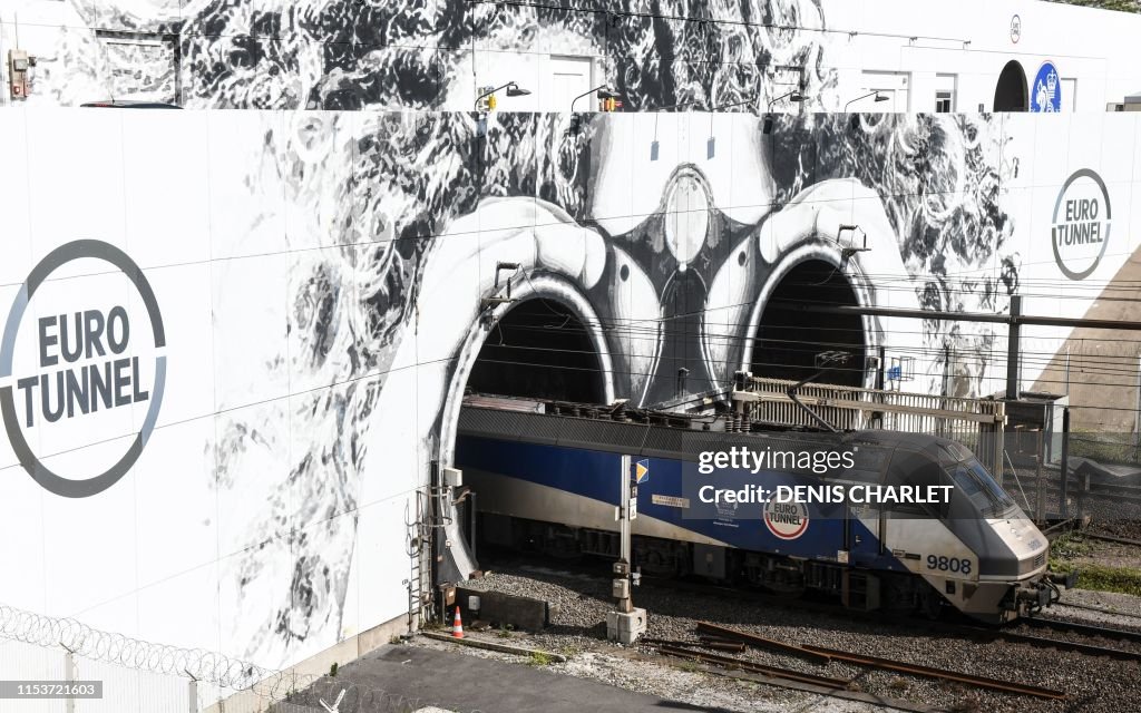 FRANCE-BRITAIN-ART-TRAIN-TRANSPORT-EUROTUNNEL
