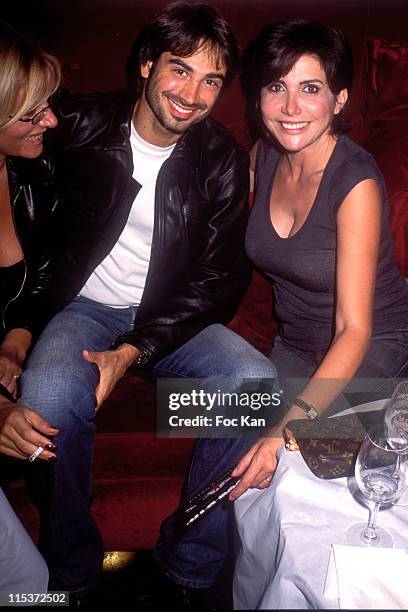 Frederic Lerner and Liane Foly during 2004 Patrick Goavec Birthday Party at VIP Room in Paris, France.