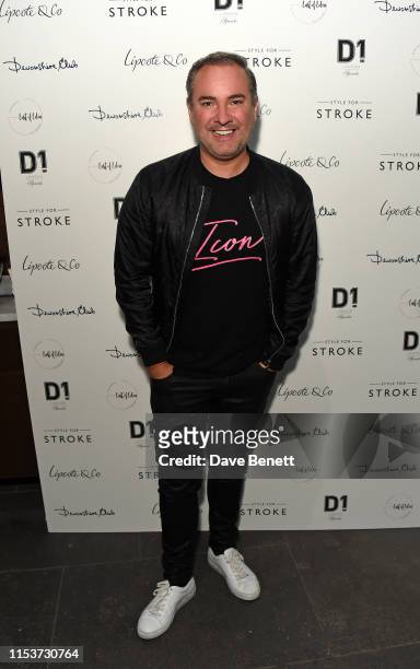 Nick Ede attends the launch of the new Style For Stroke collection at Devonshire Club on June 04, 2019 in London, England.