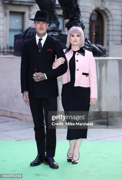 Kelly Osbourne and Jimmy Q attends the Royal Academy of Arts Summer exhibition preview at Royal Academy of Arts on June 04, 2019 in London, England.