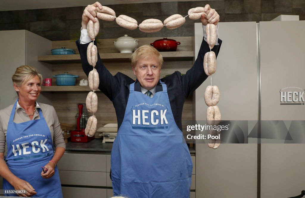 Boris Johnson Campaigns For Leadership Of The The Conservative Party In Yorkshire