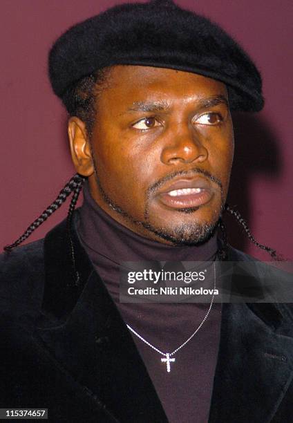 Audley Harrison during "Hell's Kitchen 2" - Day 13 - Arrivals at Atlantis Building, Brick Lane in London, Great Britain.