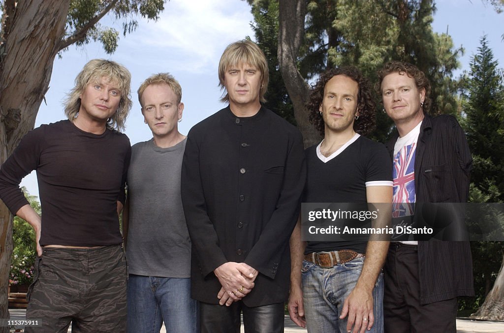Def Leppard Photo Session On Location
