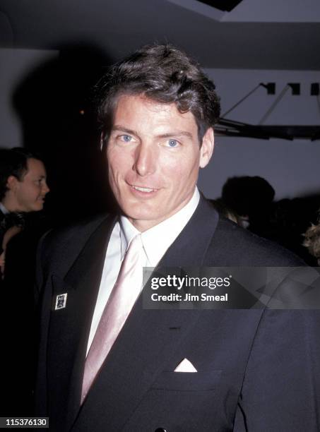 Christopher Reeve during The 63rd Annual Academy Awards - After Party at Maple Drive Restaurant in 19910225, California, United States.