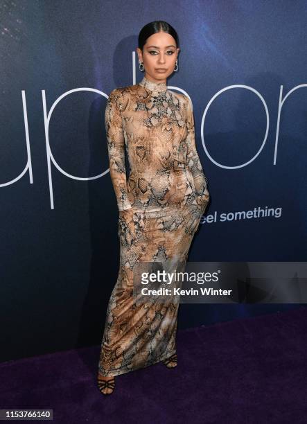 Alexa Demie attends the LA Premiere of HBO's "Euphoria" at The Cinerama Dome on June 04, 2019 in Los Angeles, California.