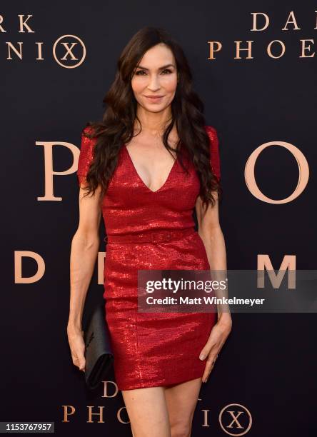Famke Janssen attends the premiere of 20th Century Fox's "Dark Phoenix" at TCL Chinese Theatre on June 04, 2019 in Hollywood, California.