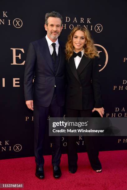 Simon Kinberg and Cleo Wade attend the premiere of 20th Century Fox's "Dark Phoenix" at TCL Chinese Theatre on June 04, 2019 in Hollywood, California.