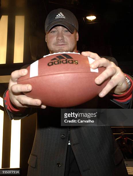 Jeremy Shockey during Opening of the World's Largest Adidas Sport Performance Store in the World at Adidas Soho Store in New York City, New York,...