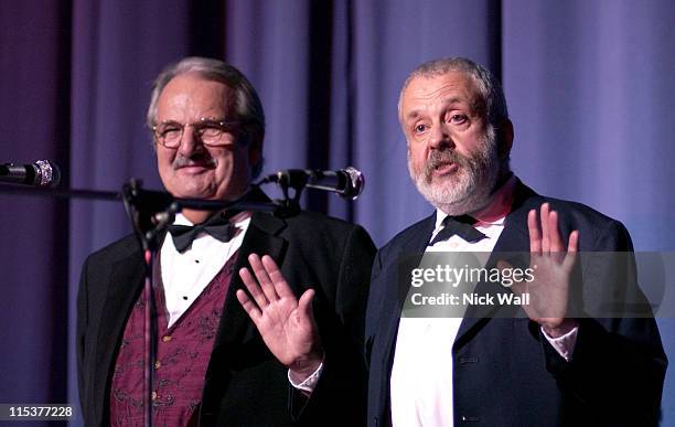 Producer Simon Channing Williams and director Mike Leigh