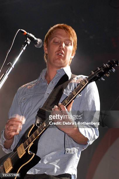 Josh Homme of Queens of the Stone Age during K Rock Klaus Fest at Nassau Coliseum in Long Island, NY, United States.
