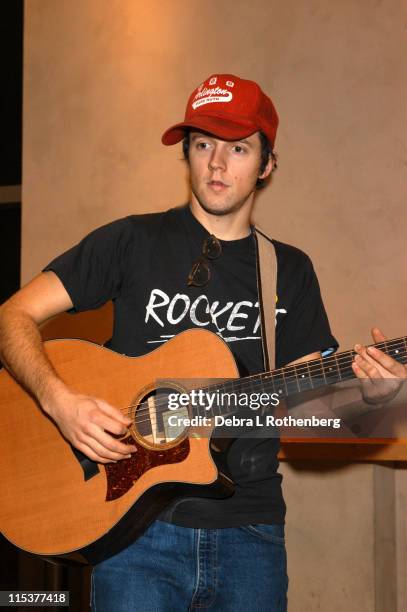 Jason Mraz performs selections from his latest CD, "Waiting For My Rocket To Come"