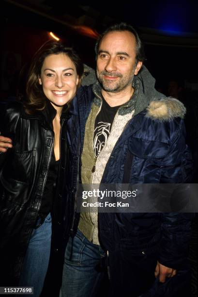 Shirley Bousquet, Antoine Dulery during "Spanglish" Paris Premiere - Inside at Planet Hollywood in Paris, France.