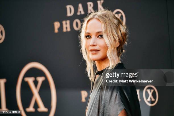 Jennifer Lawrence attends the premiere of 20th Century Fox's "Dark Phoenix" at TCL Chinese Theatre on June 04, 2019 in Hollywood, California.