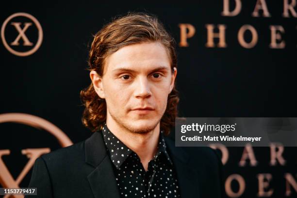 Evan Peters attends the premiere of 20th Century Fox's "Dark Phoenix" at TCL Chinese Theatre on June 04, 2019 in Hollywood, California.