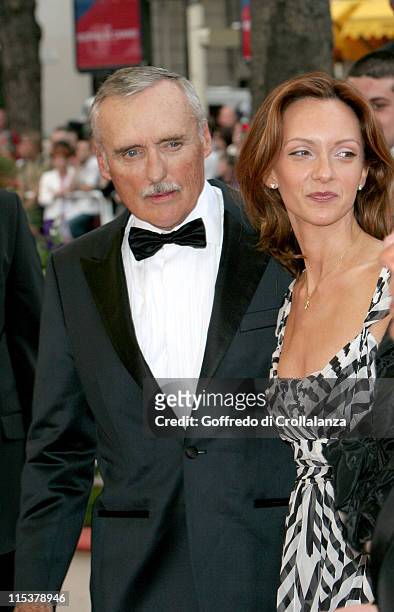 Dennis Hopper and wife Victoria Duffy during 2005 Cannes Film Festival - "Lemming" Premiere at Palais de Festival in Cannes, France.