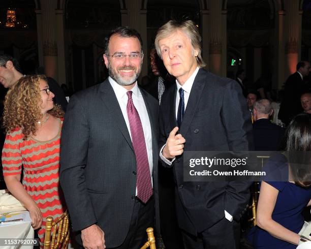 Tony Mann and Paul McCartney attends The Jewish Board's Spring Benefit at The Plaza on June 04, 2019 in New York City.