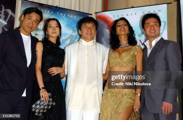 Tony Leung Ka-fai Ka Fai, Kim Hee-Seon, Jackie Chan, Mallika Sherawat and Stanley Tong, Director