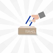 Israel Elections Vote Box Vector Work