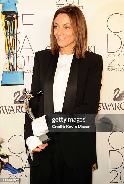 Phoebe Philo attends the 2011 CFDA Fashion Awards at Alice Tully Hall, Lincoln Center on June 6, 2011 in New York City.