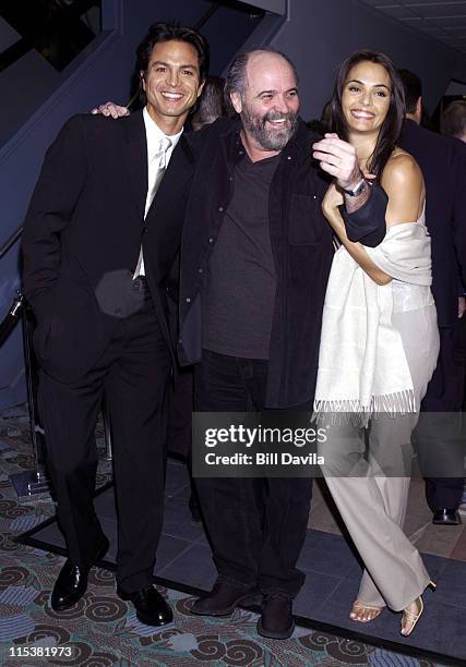 Benjamin Bratt, writer/director Leon Ichaso and Talisa Soto