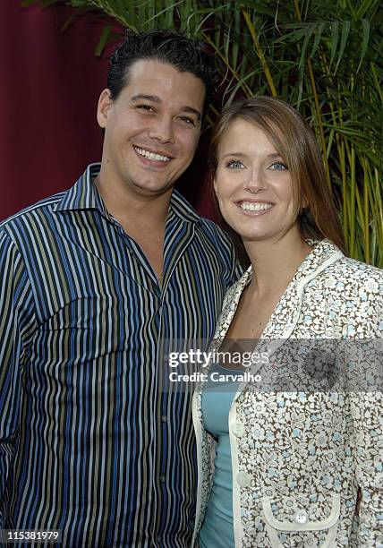 Rob Mariano and Amber Brkich during 2005/2006 CBS Prime Time UpFront at Tavern on the Green - Central Park in New York City, New York, United States.