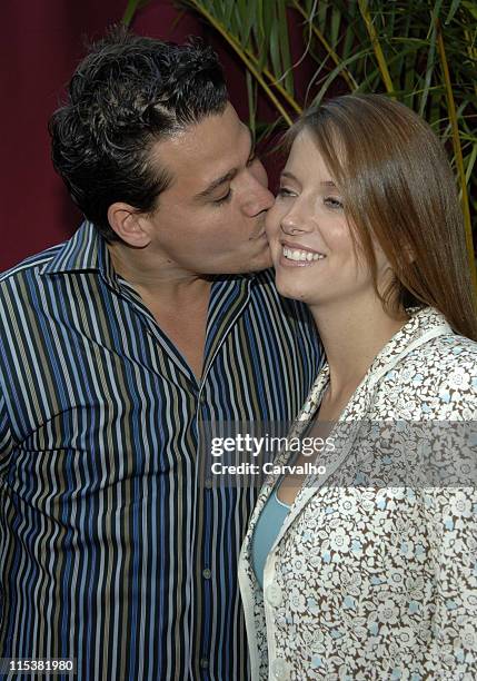 Rob Mariano and Amber Brkich during 2005/2006 CBS Prime Time UpFront at Tavern on the Green - Central Park in New York City, New York, United States.