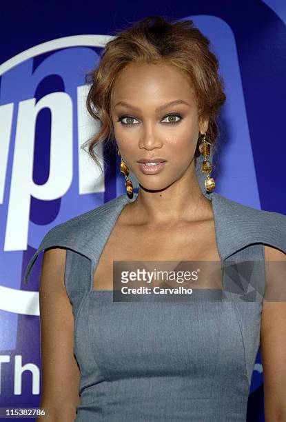 Tyra Banks during 2005/2006 UPN Prime Time UpFront at Madison Square Garden in New York City, New York, United States.