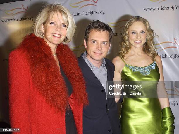 Michael J. Fox wife Tracy Pollan and Meredith Baxter