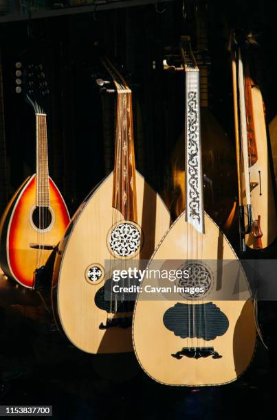 classic stringed musical instrument ud - oud stock pictures, royalty-free photos & images