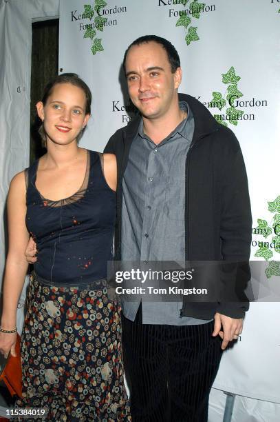 Dave Matthews and wife Mary during First Annual Kenny Gordon Foundation Benefit Screening of the Miramax Film "Confessions of a Dangerous Mind" in...