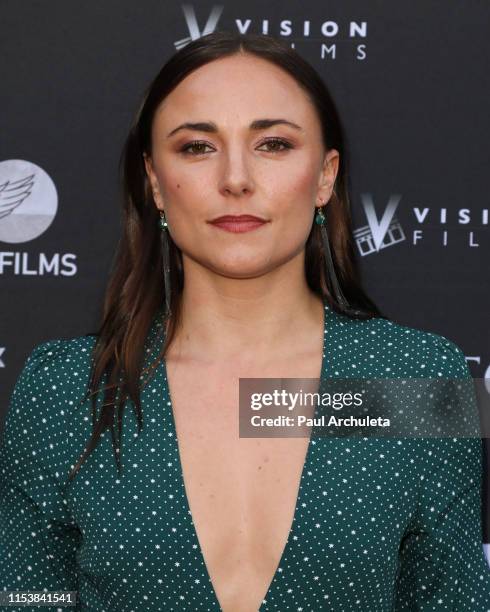 Actress Briana Evigan attends the premiere of Mycinema's "Wish Man" at The Egyptian Theatre on June 04, 2019 in Los Angeles, California.
