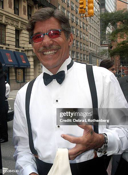 Geraldo Rivera during Geraldo Rivera Weds Erica Levy in New York City on August 10, 2003 at Central Synagogue in New York City, New York, United...