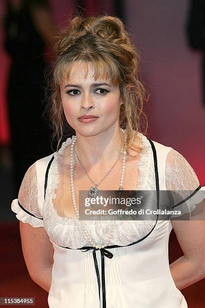 Helena Bonham Carter during 2005 Venice Film Festival - "Corpse Bride" Premiere at Venice Lido in Venice, Italy.