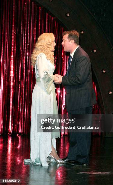 Jane Krakowski and Douglas Hodge during "Guys and Dolls" London Photocall at Piccadilly Theatre in London, Great Britain.