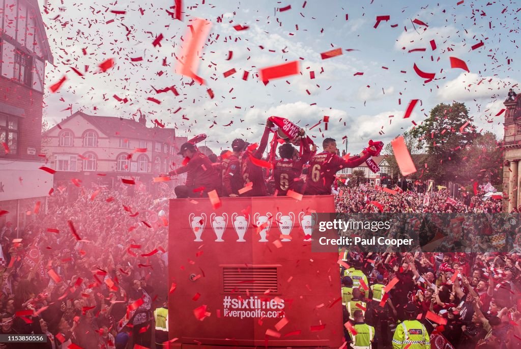 Liverpool Parade to Celebrate Winning UEFA Champions League