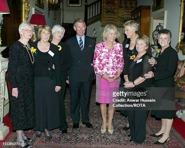 Beryl Bamforth, Angela Baker, Lynda Logan, HRH The Prince of Wales, HRH The Duchess of Cornwall, Tricia Stewart, Ros Fawcett and Christine Clancy....