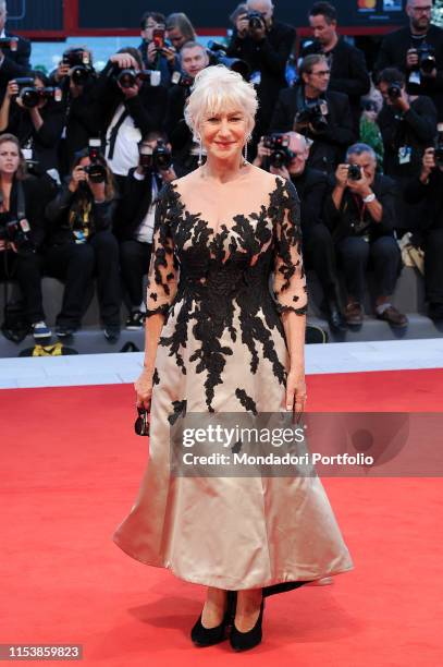 The English actress Helen Mirren attends the The Leisure Seeker premiere during the 74th Venice Film Festival at the Sala Casino. Venice, 3 September...