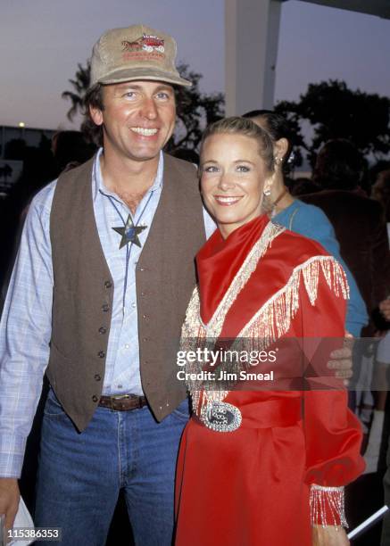 John Ritter and wife Nancy during SHARE Boomtown Party - May 16, 1987 at Santa Monica Civic Auditorium in Santa Monica, California, United States.