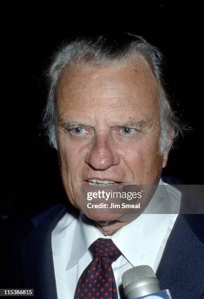 Billy Graham during Billy Graham Honored with a Star on the Hollywood Walk of Fame at 6901 Hollywood Blvd. In Hollywood, California, United States.