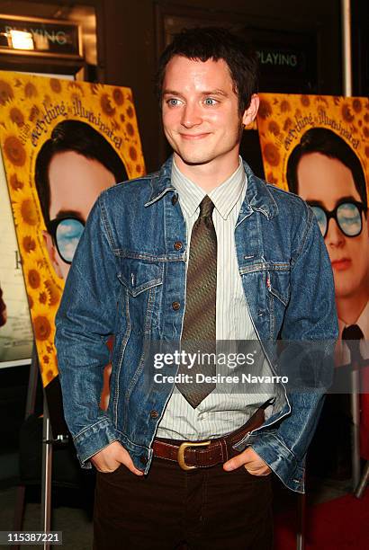 Elijah Wood during "Everything is Illuminated" New York City Premiere - Arrivals at Landmark's Sunshine Cinema in New York City, New York, United...