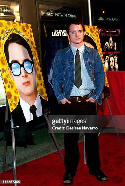 Elijah Wood during "Everything is Illuminated" New York City Premiere - Arrivals at Landmark's Sunshine Cinema in New York City, New York, United...