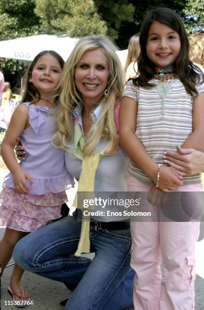 Donna Estes Antebi and daughters during W Hollywood Yard Sale Presented by W Magazine and Guess to Benefit Clothes Off Our Back in Brentwood,...