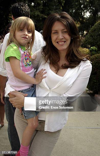 Joely Fisher and daughter Schuyler during W Hollywood Yard Sale Presented by W Magazine and Guess to Benefit Clothes Off Our Back in Brentwood,...